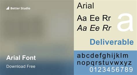 Arial Font: Download Free Font