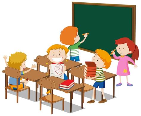 Kids Classroom Cartoon Images - Free Download on Freepik