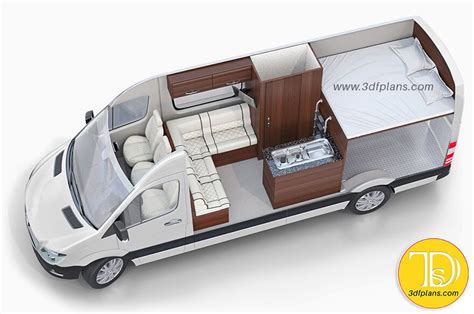 3D Layout Design for Caravans, Motorhomes and More | Van conversion ...