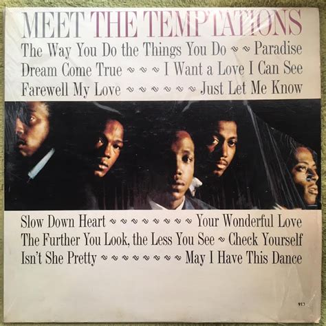 The Temptations - Meet The Temptations (1964, Vinyl) | Discogs