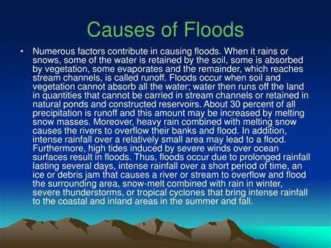 PPT - Floods PowerPoint Presentation, free download - ID:207106