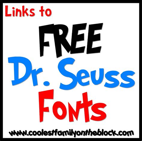 Dr Seuss Font In Word - Letter Words Unleashed