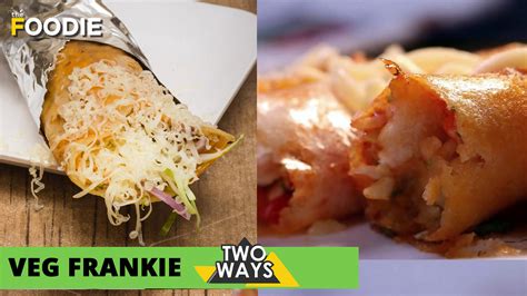 Veg Cheese Frankie | Jini Frankie Dosa | Veg Frankie 2 Ways | Easy ...