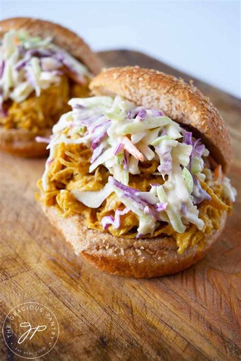 Carolina Gold BBQ Chicken Sandwiches Recipe | The Gracious Pantry