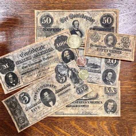 Confederate Reproduction Currency Set - Confederate Shop