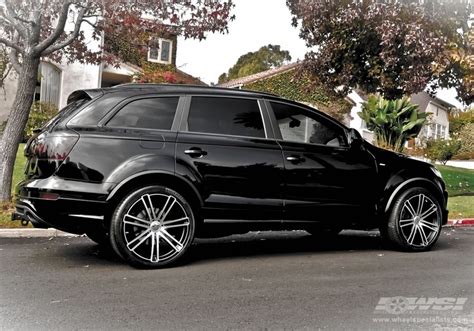 2011 Audi Q7 with 22" CEC 883 SUV in Matte Black wheels | Wheel ...