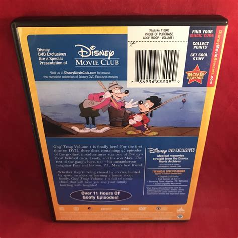 Disneys Goof Troop DVD Volume 1 one (3 disc set - 27 Episodes) *Very ...