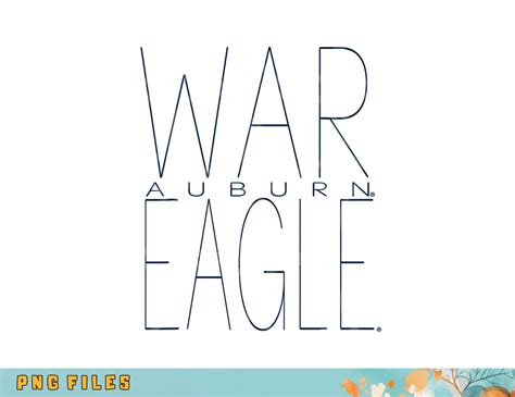 Auburn Tigers War Eagle Logo Officially Licensed png, digita - Inspire ...