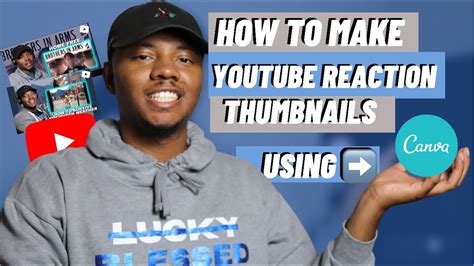 How to Make a Reaction Thumbnail for YouTube Videos using CANVA:Quick & Easy tutorial for ...