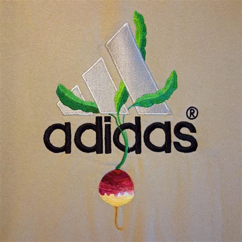 Sportswear Logos Embroidered With Flowers and Vegetables by James Merry ...