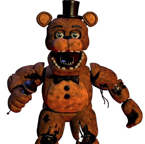 Withered Freddy Render png By Scott by kingofbut on DeviantArt