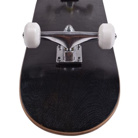 Blank Complete Skateboard Stained BLACK 7.75" Skateboards, Ready