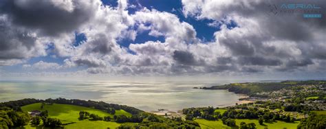 Stunning Saundersfoot this morning - Aerial Photography Wales