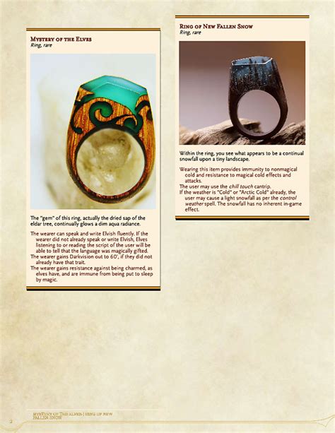 DnD 5e Homebrew — Remarkable Rings by Moonpenny