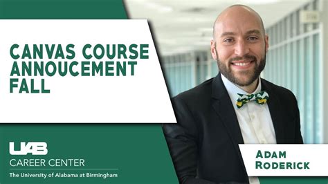 UAB Career Center Canvas Course Announcement Fall 2020 - YouTube