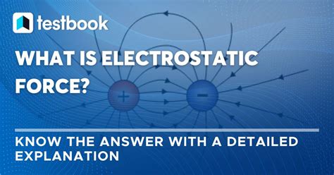 What is electrostatic force? Get detailed answers here!