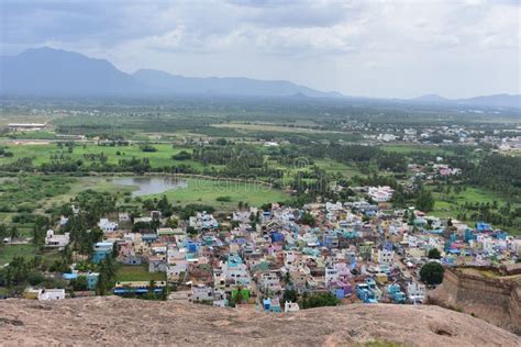 Dindigul, Tamilnadu, India - July 13, 2018: Dindigul City View from the Top of Rock Fort ...