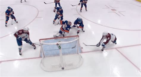 WATCH: Varlamov Makes Highlight-Reel Save on Makar - New York Islanders ...