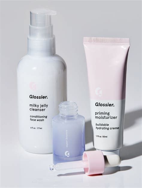 glossier skincare Priming Moisturizer, Face Moisturizer, Moisturiser, Milky Jelly Cleanser ...