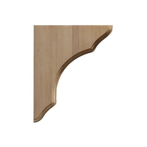 Ornamental Unfinished Shelf Bracket at Lowes.com