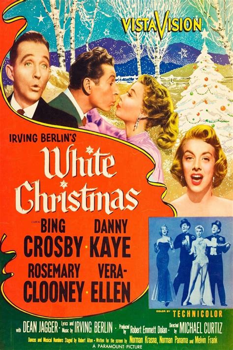 1954 White Christmas Movie Poster Print Bing Crosby Danny Kaye Rosemary Clooney Vera Ellen - Etsy