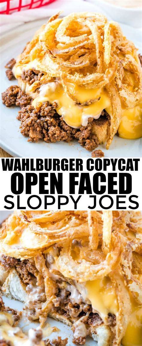 Want a fun and filling recipe, these Open Faced Sloppy Joes are full of ...