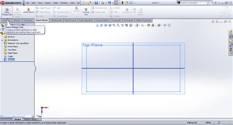 Tutorial - Sketched bend feature (Sheet metal) in SolidWorks? | GrabCAD ...