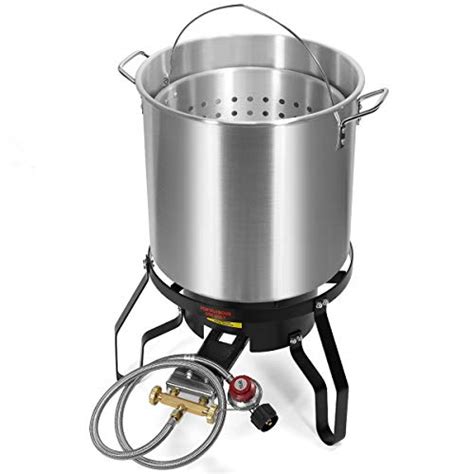 Barton 52Qt Turkey Deep Fryer w/High Pressure Burner All Purpose ...