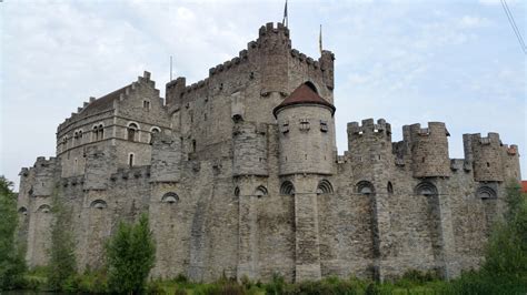 Gravensteen Castle in Ghent, Belgium image - Free stock photo - Public ...