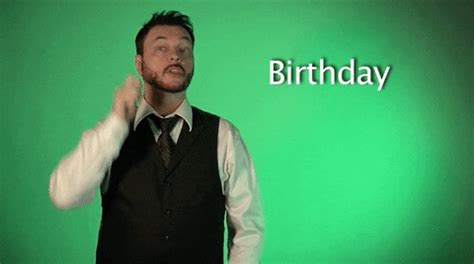 Sign Language Birthday GIF by Sign with Robert - Find & Share on GIPHY