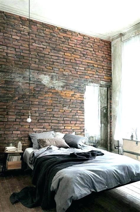 Brick Wallpaper Bedroom Brick Wall Bedroom Red Brick - 640x971 ...