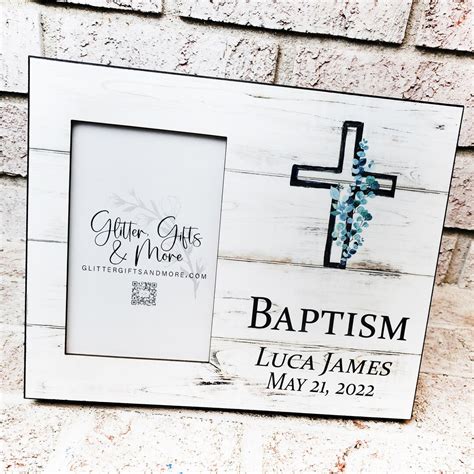 Baptism Frame, Christening Frame for Boys, Dedication Frames ...