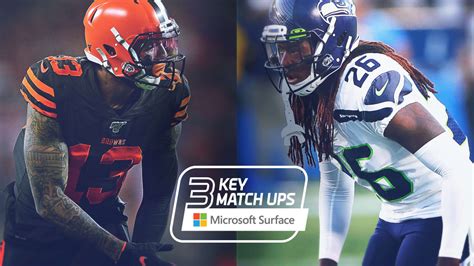 2019 Week 6 Key Matchups: Seahawks at Browns