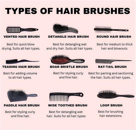 A cool guide to hair brushes : r/coolguides