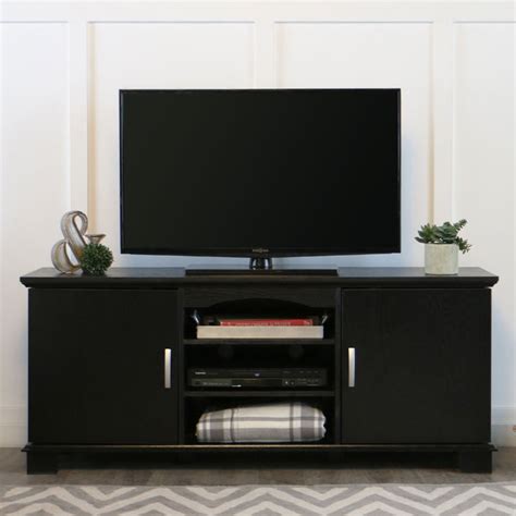 Walker Edison Jamestown 65 inch TV Cabinet Black W60C73BL