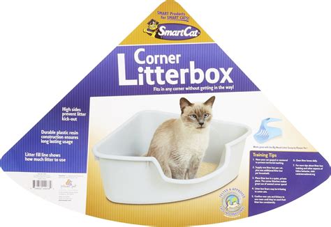 SmartCat Corner Litter Box - Chewy.com