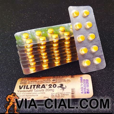 Generic Levitra Vilitra Vardenafil 20mg Pills