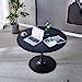 Amazon.com - 42 Inch Round Dining Table, Black Round Dining Room Table ...