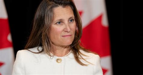 Chrystia Freeland fined for speeding in Alberta: ‘I won’t do it again’ - National | Globalnews.ca