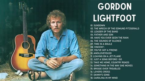 Gordon Lightfoot - Complete Greatest Hits | Gordon Lightfoot Best Songs Playlist - YouTube