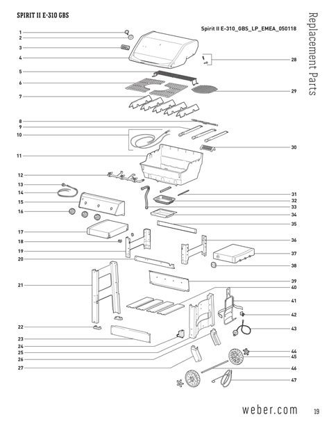 Weber Spirit E 310 Parts List | Reviewmotors.co