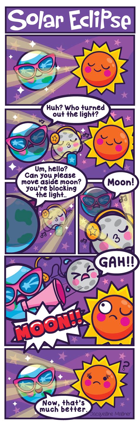 Solar Eclipse | Cosmic funnies, A comics, Art