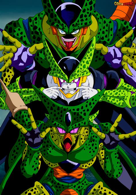 Cell - All Forms Poster Restoration by GokuWinning on DeviantArt