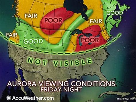 Northern lights might be visible tonight