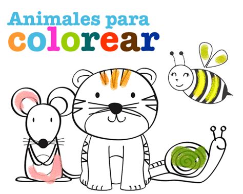 Animales para colorear - Manualidades