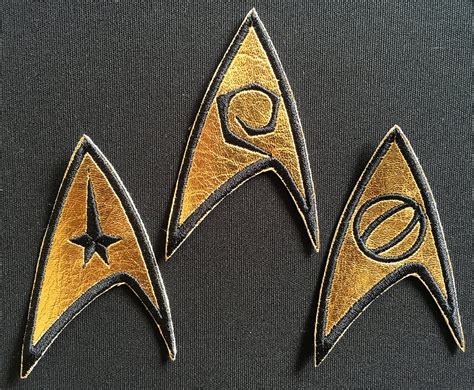 STAR TREK: TOS Enterprise Insignia Patches