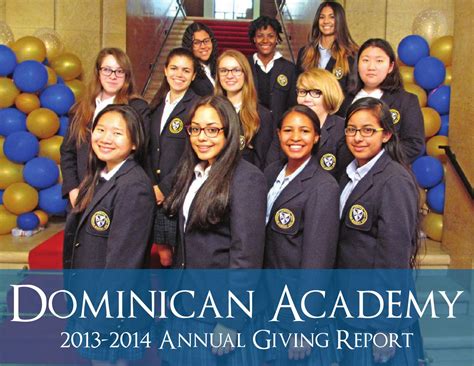 2013-2014 Annual Giving Report by Dominican Academy - Issuu