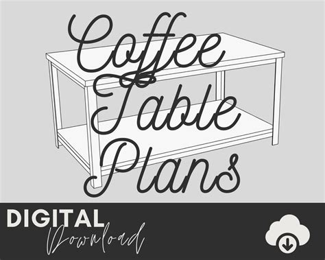 DIY Metal and Wood Coffee Table Plans