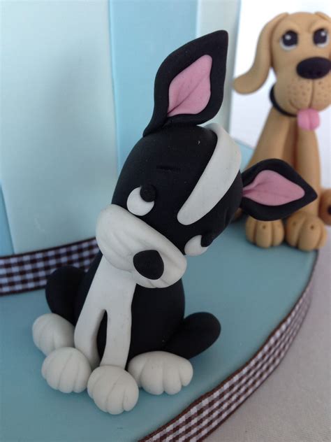 Fondant dog … | Fondant dog, Dog cakes, Fondant animals