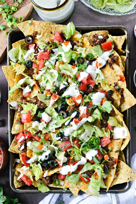 Loaded Taco Nachos - Simply Scratch